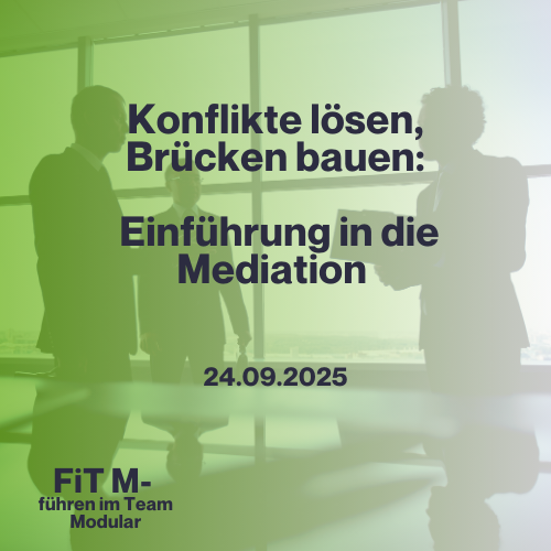 Konflikte lösen, Brücken bauen: Einführung in die Mediation